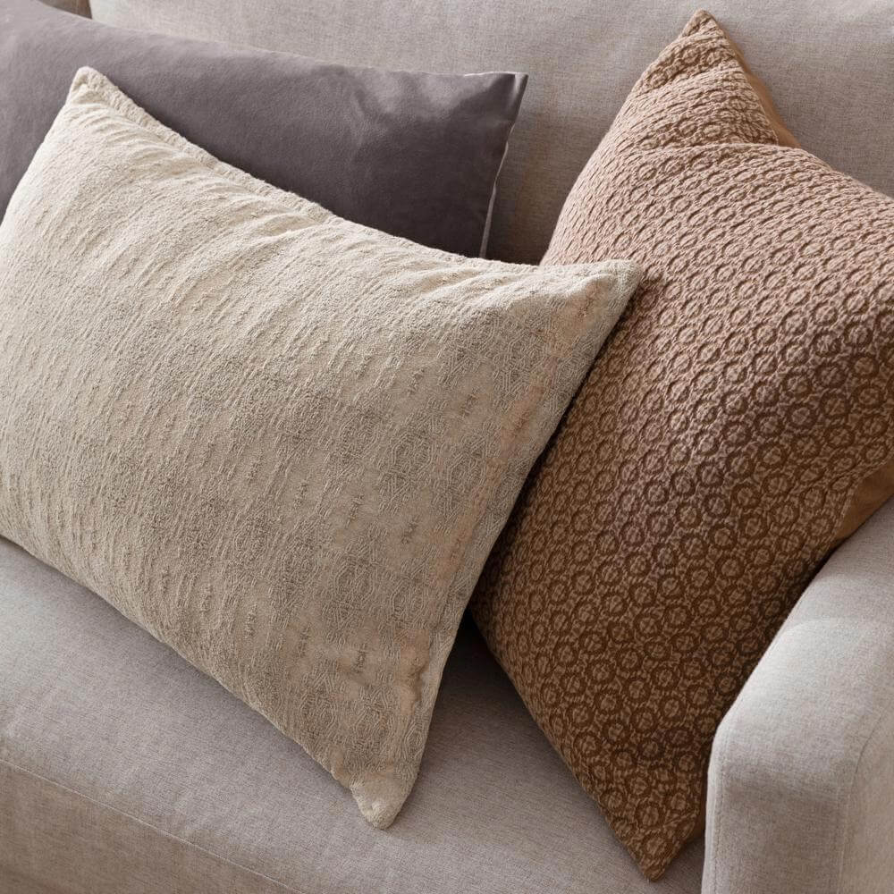 Yard Ramas Jacquard Chalk Cushion